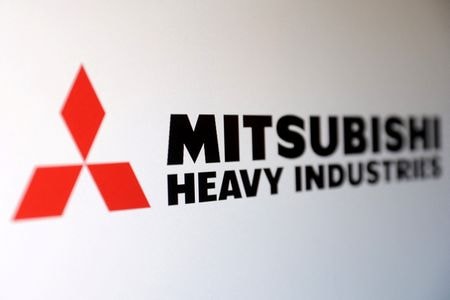 　１１月７日、三菱重工業は、国内の陸上風力発電設備事業を譲渡する協議を開始することで電源開発（Ｊパワー）と合意したと発表した。 写真は三菱重工のロゴ。７月撮影（２０２５年　ロイター/Dado Ruvic）