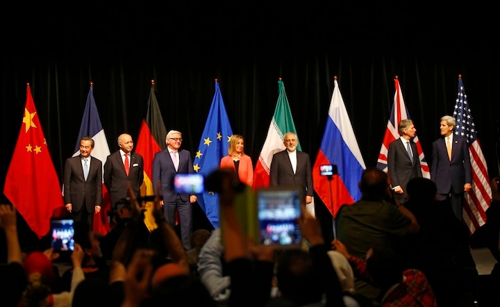 2015年ウィーンで行われたイラン核合意　Leonhard Foeger-REUTERS