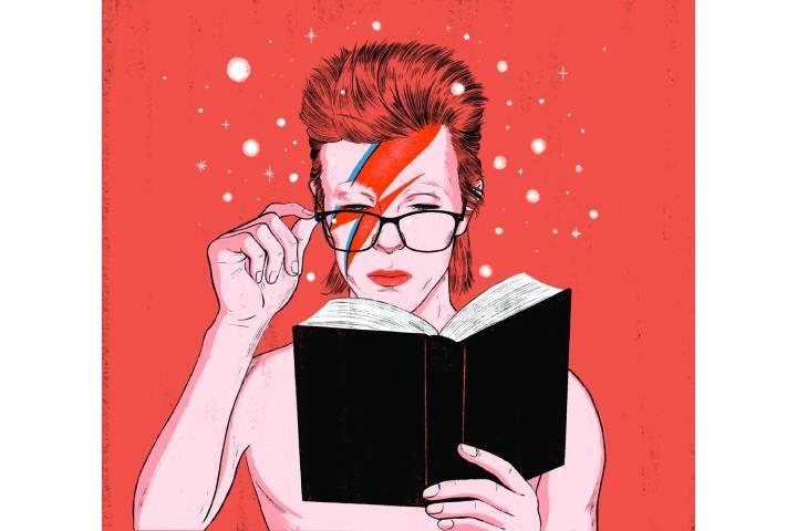 デヴィッド・ボウイが最も影響を受けた100冊とは　ILLUSTRATION BY ALEX FINE