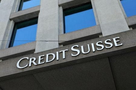 　スイスの金融大手クレディ・スイスの長年の大株主だった米運用会社ハリス・アソシエイツは、過去数カ月で保有株を売却した。写真はジュネーブで２０２２年６月撮影（２０２３年　ロイター／Denis Balibouse）