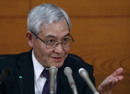 　５月２４日、日銀の桜井真審議委員（写真）は群馬県前橋市内で会見し、先行きの金融政策運営について現在の適度な需給バランスを維持するためにも、現行の緩和策を継続していく重要性を強調する一方、物価動向と緩和効果の強まりに応じた政策調整の可能性もにじませた。２０１６年４月撮影（２０１８年　ロイター/Yuya Shino）