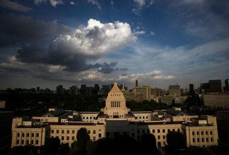 　９月１４日、安倍晋三首相の後任を決める自民党総裁選が行われる。写真は２０１２年９月撮影（２０２０年　ロイター/Toru Hanai）