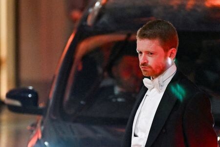 英国のスターマー首相の首席補佐官、モーガン・マクスウィーニー氏。2025年12月1日、ロンドンで撮影。REUTERS/Chris J. Ratcliffe