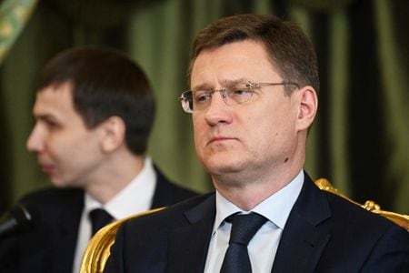 　２月２日、ロシアのノバク副首相（写真）は、石油輸出国機構（ＯＰＥＣ）加盟・非加盟産油国で構成する「ＯＰＥＣプラス」について、中東情勢やその他の要因で対処が必要な際には「いつ何時でも」石油市場を支える態勢が整っていると述べた。写真はロシアのモスクワで撮影、提供写真（２０２４　ロイター／Sputnik）