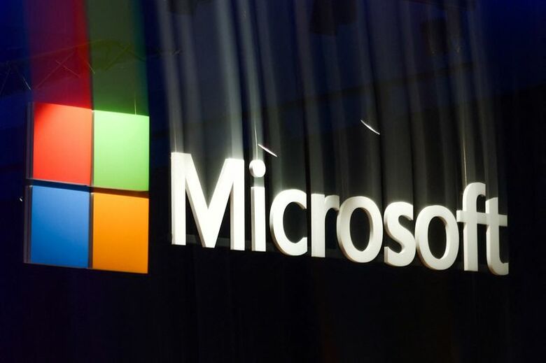 マイクロソフトのロゴ。 6月18日、パリで撮影。REUTERS/Gonzalo Fuentes