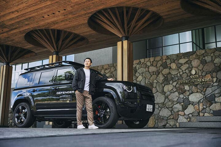 福岡堅樹さんとDEFENDERでめぐる旅