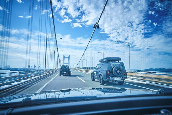 DEFENDERでめぐる旅、中国から四国へ