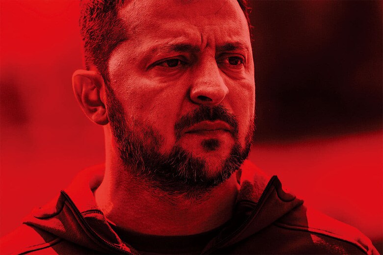 ウクライナのウォロディミル・ゼレンスキー大統領　CARL COURT/GETTY IMAGES