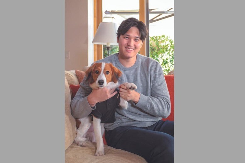 大谷はコーイケルホンディエと一緒に登場　EMMA SHANONーMLB PHOTOS／GETTY IMAGES