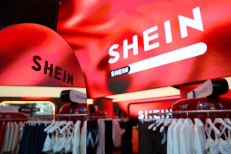 ロンドンで開催されたＳＨＥＩＮのポップアップストア。2025年9月撮影。 REUTERS/Isabel Infantes