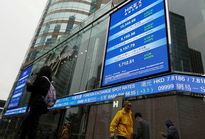 写真は2024年1月、香港で撮影。REUTERS/Joyce Zhou