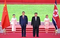 中国主席が7年ぶりに訪朝、金総書記との会談で揺るぎない支持表明