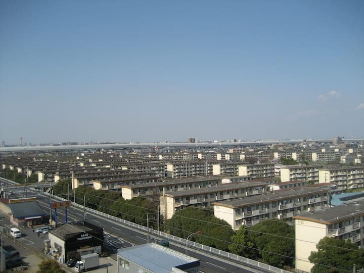 草加松原団地の全景