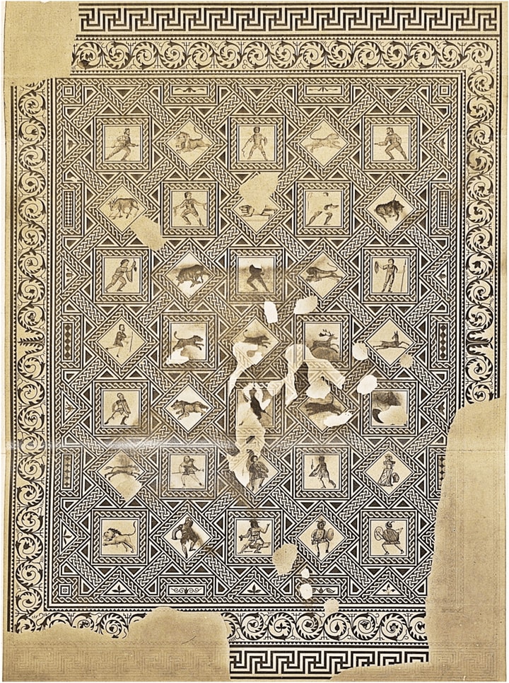 【写真】失われたモザイク画に描かれていた「今までになかったもの」