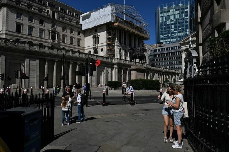 7月27日、ロンドンにあるイングランド銀行。 REUTERS/Chris J. Ratcliffe