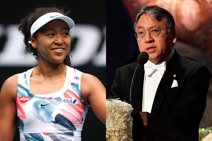 大坂なおみとカズオ・イシグロはどちらも日本語がほとんどできないが　FROM LEFT: Hannah Mckay-REUTERS, TT News Agency/Fredrik Sandberg via REUTERS