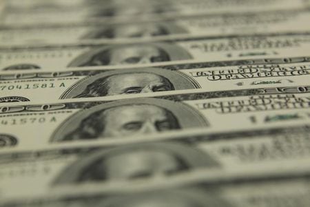 　１２月１７日、米連邦準備理事会（ＦＲＢ）の利上げに対する金融市場の反応は、一見すると落ち着いており、何の問題もないようだ。しかし掘り下げて観察すると、そこには悩ましい矛盾が見られ、その中心にはドルの値動きがある。ブダペストで２０１１年１１月撮影（２０１５年　ロイター/Laszlo Balogh）