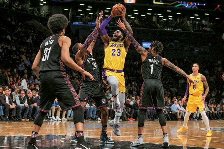 既にスターの地位を確立しているレブロン　BRAD PENNERーUSA TODAY SPORTSーREUTERS