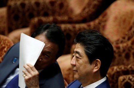 　５月２９日、通常国会の会期末に向け、与野党の駆け引きが本格化してきた。国会で先月撮影（２０１８年　ロイター／Toru Hanai）