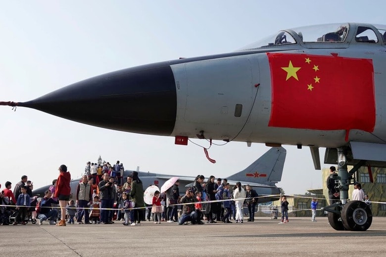 中国空軍の戦闘機（2019年11月）　China Daily via REUTERS