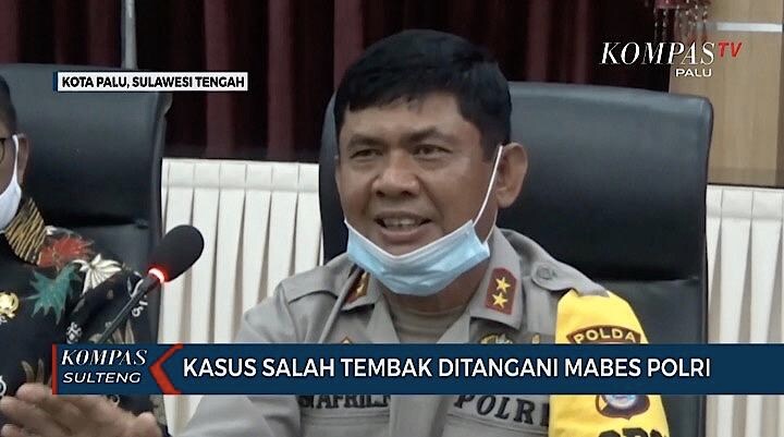 誤認殺害について記者会見で語る州警察長官　KOMPASTV / YouTUbe