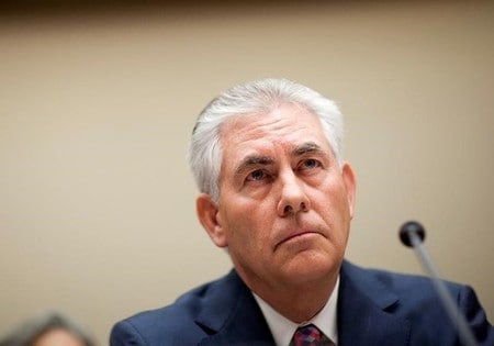 　１月３日、トランプ次期米政権の主要閣僚ポストの候補者とすでに指名が決まったポストは以下の通り。写真は国務長官への指名が決まったエクソンモービルのレックス・ティラーソン会長。２０１０年１月撮影（２０１７年　ロイター/Joshua Roberts/File Photo）
