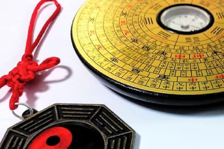 風水の羅盤と十二方位牌