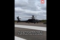 【動画】戦車が「一瞬で大爆発」...ロシアが軍事力を強化中の国境付近でNATO軍が演習、「ヘルファイア」命中の映像