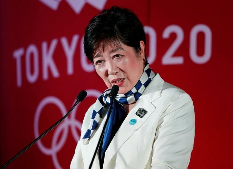 2020年東京五輪のマラソンと競歩の開催地が、国際オリンピック委員会（IOC）の提案通り札幌に決まった。写真は東京都の小池百合子知事。都内で7月撮影（2019年　ロイター／Issei Kato）