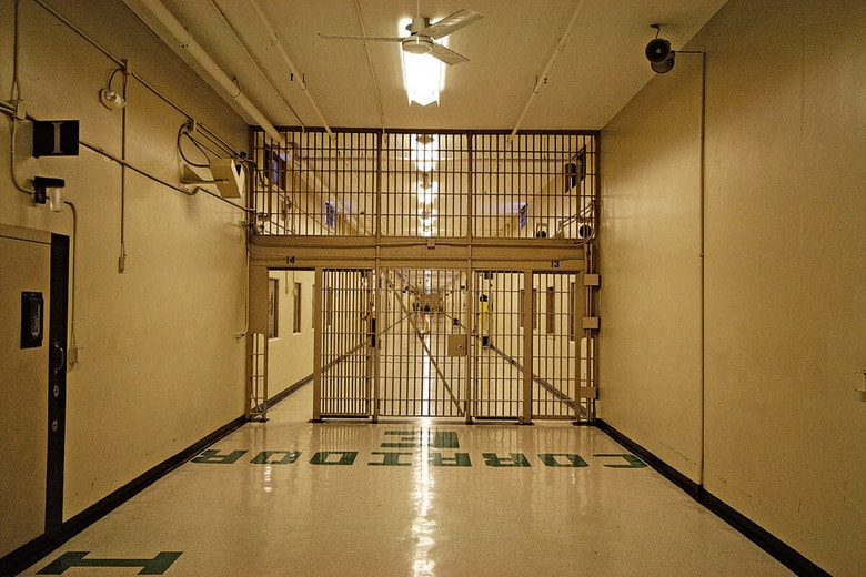 タンジの死刑が執行されたフロリダ州立刑務所内の様子。女性2人を殺したタンジは4月8日、遺族ら24人の立会人が見守るなかで薬殺された　FLORIDA DEPARTMENT OF CORRECTIONS