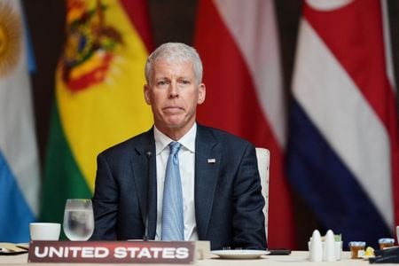 ライト米エネルギー長官。3月7日、フロリダ州ドラルで代表撮影。REUTERS