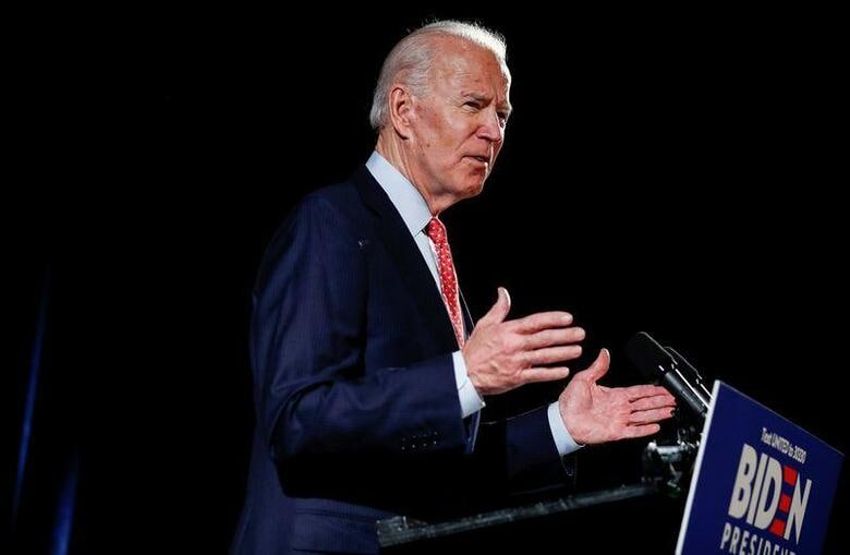 全米自動車労組（UAW）は21日、野党・民主党の大統領候補指名を目指すバイデン前副大統領への支持を正式表明した。3月米デラウエア州で撮影（2020年　ロイター／REUTERS/Carlos Barria）