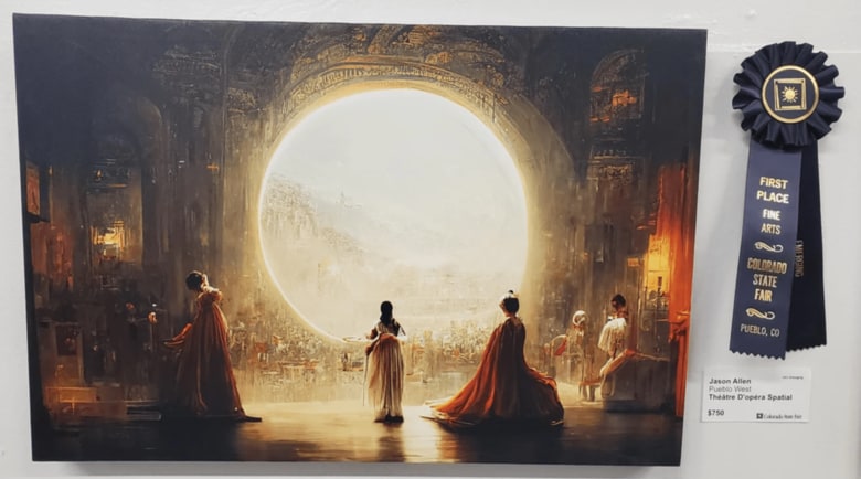 最優秀作品はAIが作成したものだった......  Discord/Jason Allen