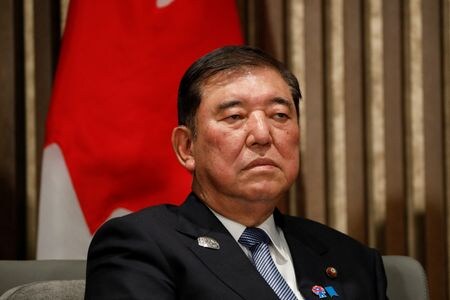 　６月２３日、石破茂首相が、２４日からオランダ・ハーグで開かれる北大西洋条約機構（ＮＡＴＯ）首脳会議への出席を取りめる方向で調整していることが分かった。アルバータ州カナナスキスで１６日撮影（２０２５年　ロイター/Amber Bracken）