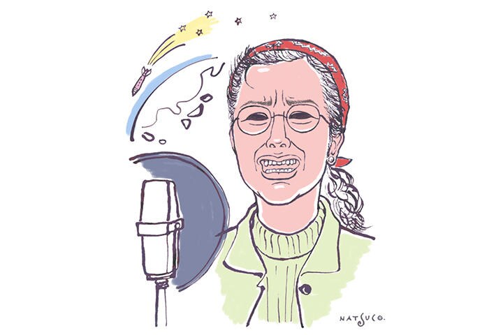 ILLUSTRATION BY NATSUCO MOON FOR NEWSWEEK JAPAN