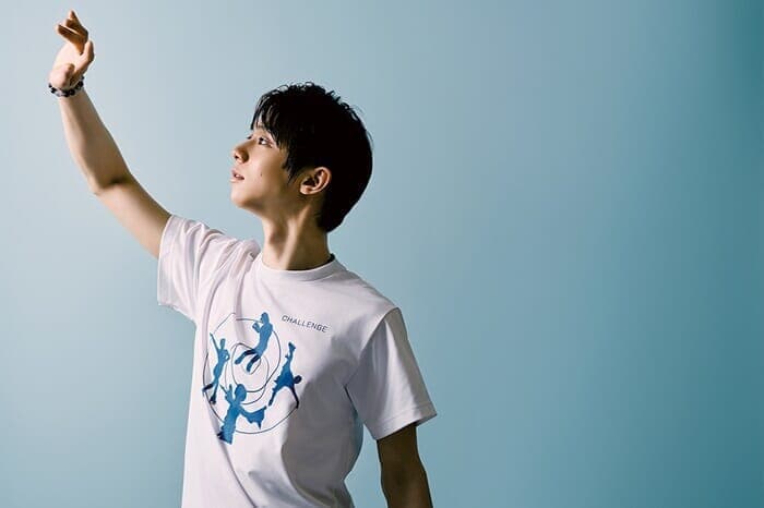 9月15日のチャリティー演技会後、金沢市内で本誌の取材と撮影に応じた羽生結弦