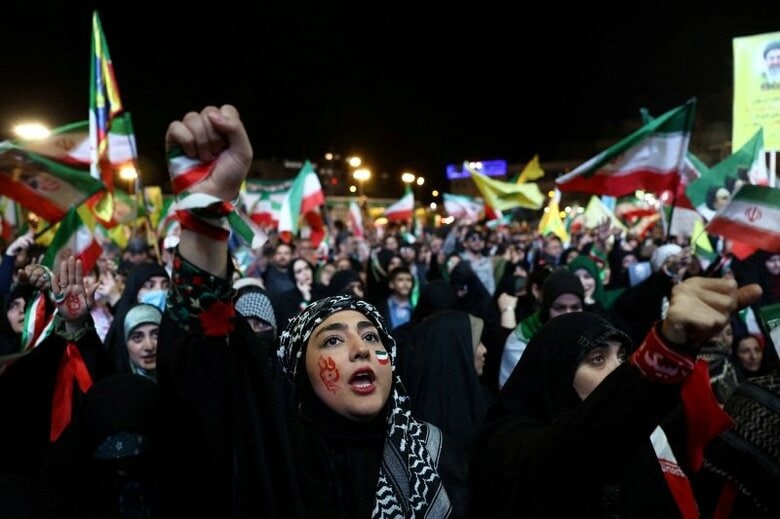 写真はテヘランの集会。5月6日、イランのテヘランで撮影。WANA提供。REUTERS