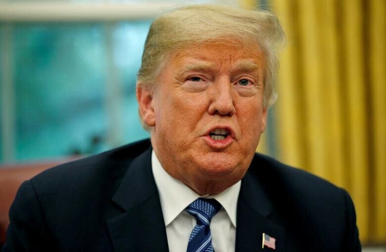 ６月１２日、米国の主要業界団体がトランプ大統領（写真）の通商政策に反旗を掲げた。６０以上の業界団体が「Americans for Free Trade」という名称の業界横断的な組織を立ち上げた。ホワイトハウスで１１日撮影（２０１８年　ロイター/Leah Millis/File Photo）