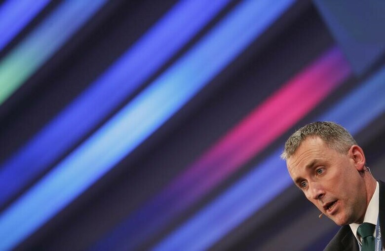 １１月１４日、英政府のサイバー防衛機関のトップは、ロンドンで１５日に予定されている講演で、ロシアのサイバー工作員が過去１年の間、英国のメディア、通信、エネルギー業界を狙った攻撃を行ったと発表する見通し。写真は国家サイバーセキュリティセンターのトップを務めるキアラン・マーティン氏。２０１４年１１月にボンで撮影（２０１７年　ロイター／Wolfgang Rattay）