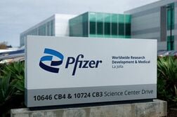 米ファイザー、肺がん候補薬の後期試験で主要目標達成できず