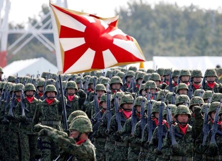 　４月４日、陸上自衛隊に新たに発足した統一司令部、陸上総隊が本格的に始動した。２０１６年１０月撮影（２０１８年　ロイター/Kim Kyung-Hoon）