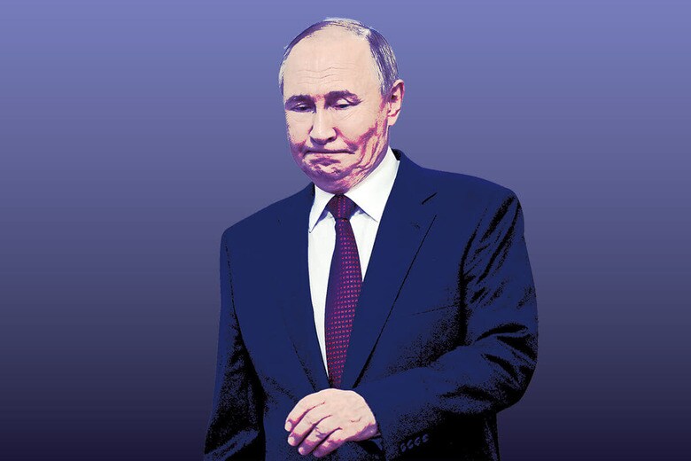 ロシアのウラジーミル・プーチン大統領　ALEXANDER NEMENOVｰPOOLｰREUTERS