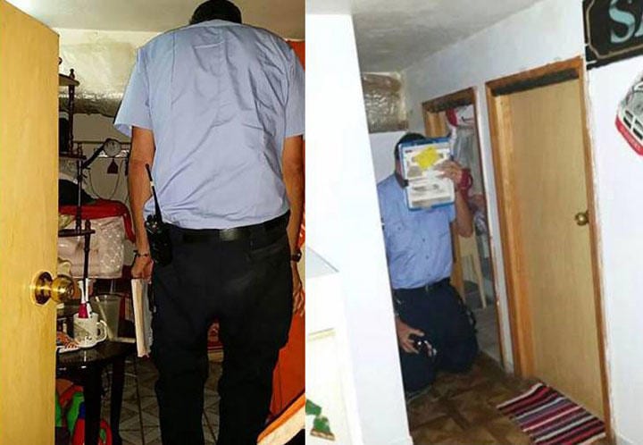 その改造アパートは天井が低くて住人は膝をついて歩いていた　NYC Department of Buildings