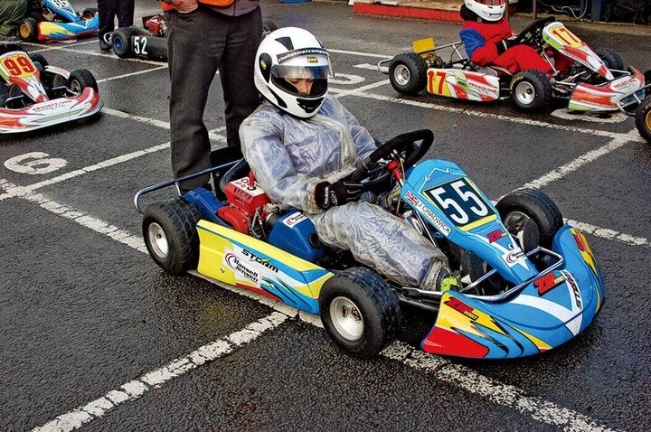 カートの競技を始めた11歳当時のジェイミー・チャドウィック