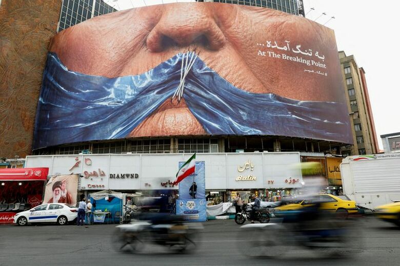５月１７日、イランの首都テヘランで撮影　Majid Asgaripour/WANA (West Asia News Agency) via REUTERS