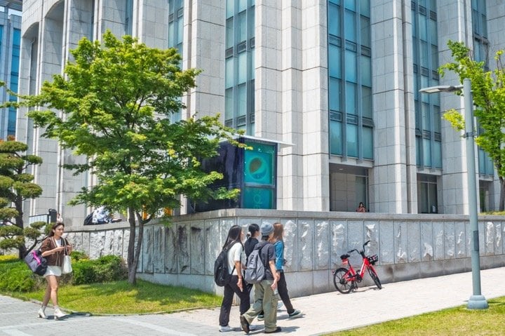 韓国・ソウルの延世大学のキャンパス（撮影＝筆者）