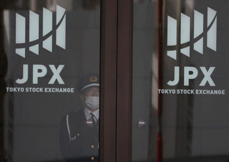 4月6日、東京証券取引所で撮影。REUTERS/Issei Kato