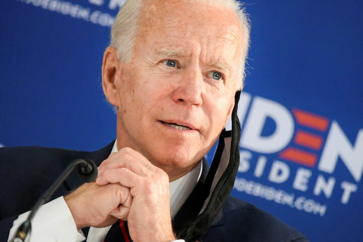 バイデン元副大統領が政権を担うことになるとどうなるだろうか　REUTERS/Bastiaan Slabbers