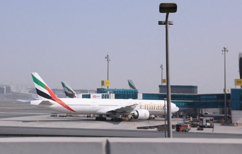 アラブ首長国連邦（ＵＡＥ）のドバイ国際空港。３月撮影。REUTERS/Raghed Waked