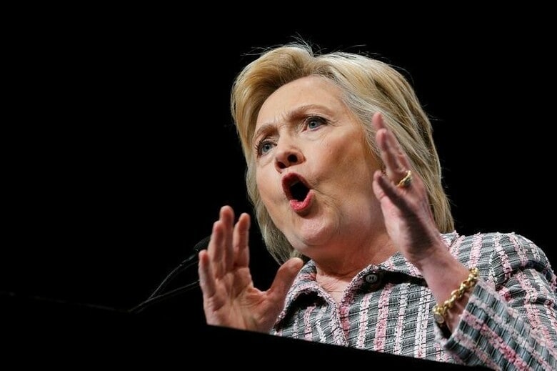 ７月２５日、米民主党の全国党大会が東部フィラデルフィアで開幕した。党政策綱領を採択し、ヒラリー・クリントン前国務長官を党候補に正式指名する。写真はノースカロライナ州で撮影（２０１６年　ロイター/Brian Snyder）